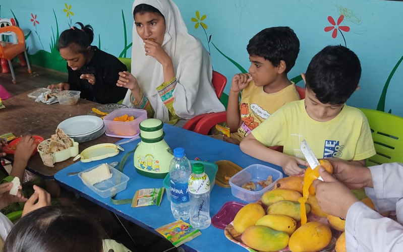 Mango day was celebrated in IMCHF special children school