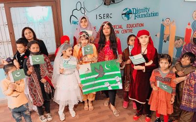 ISERCs Special Children celebrate Kashmir Day