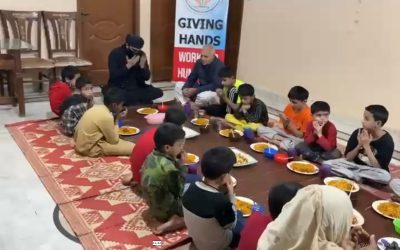 Giving hands arranged Iftar party at IMCHF Orchard Home.
